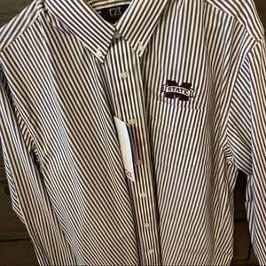 Mississippi State Cutter and Buck dress shirt